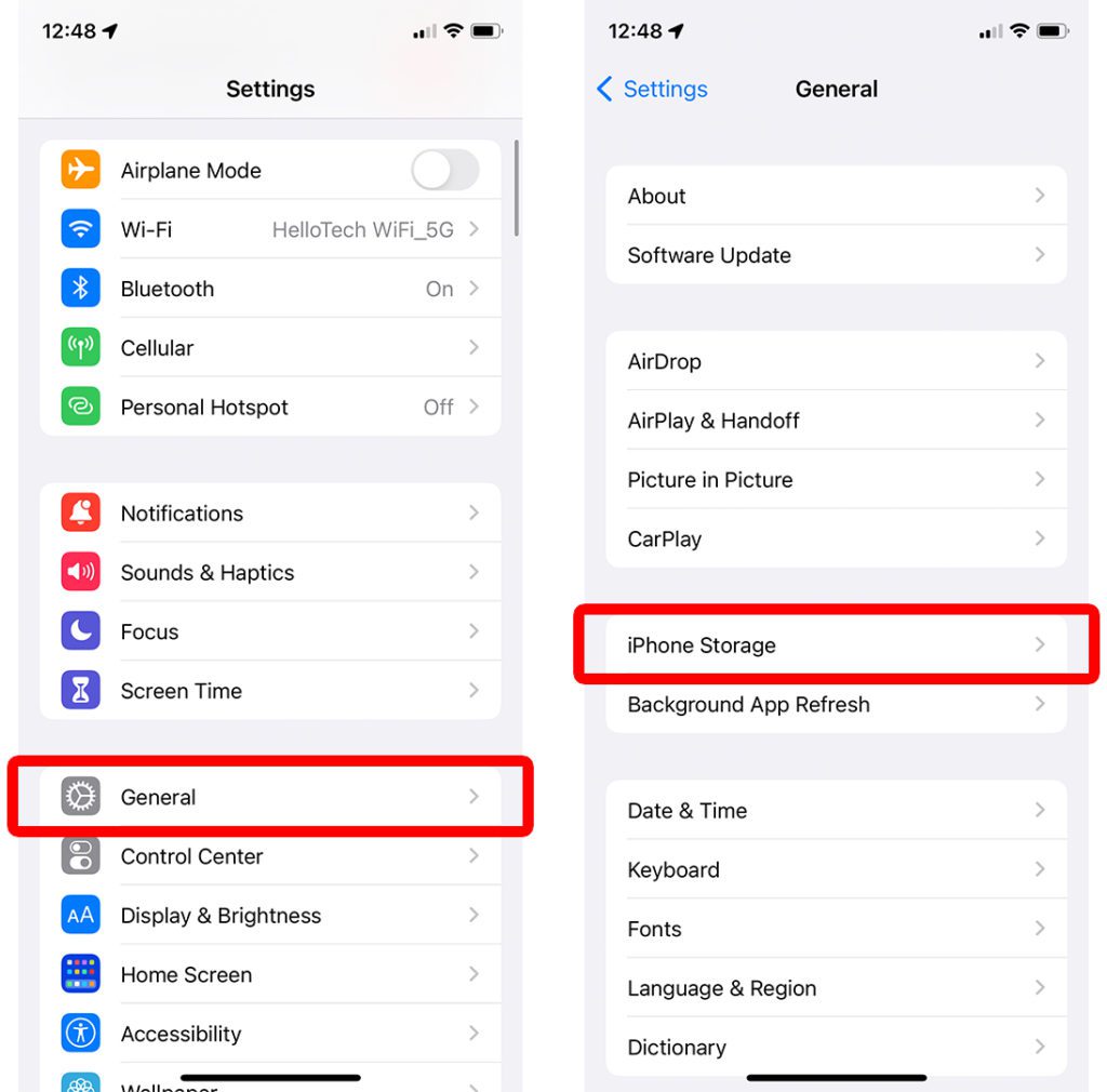 How to Check Storage on iPhone