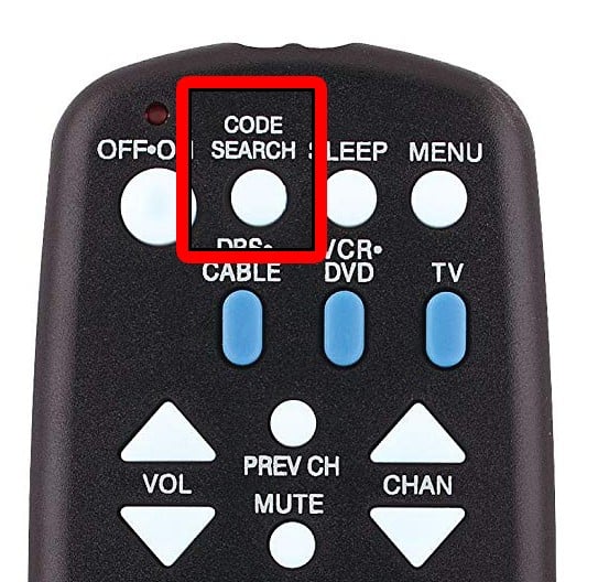 RCA Universal Remote Code Search Button