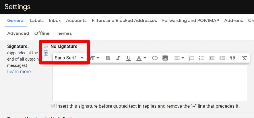 How to Add a Signature in Gmail