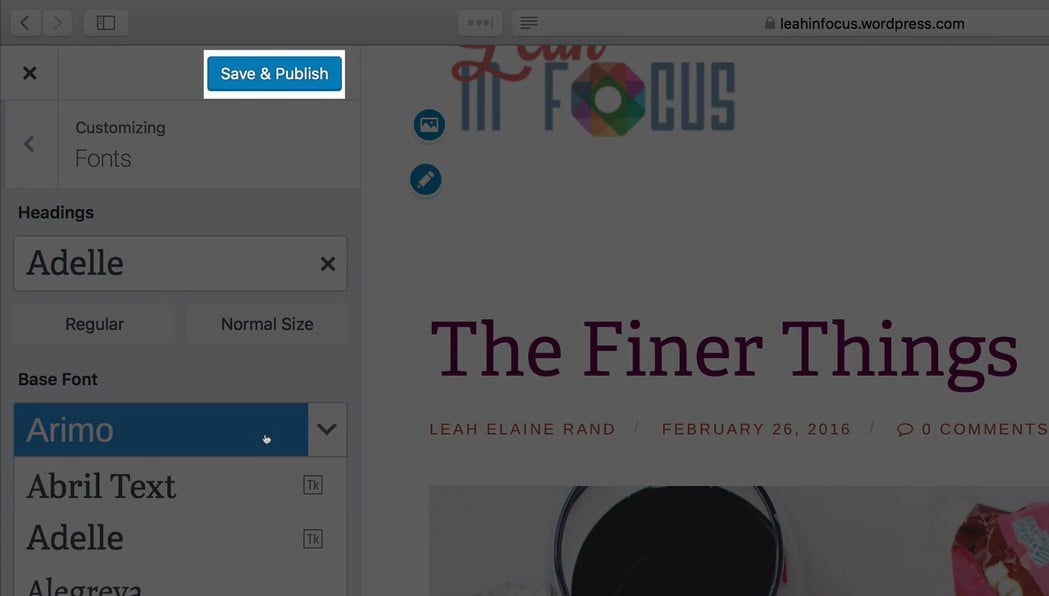 save-and-publish-wordpress-font
