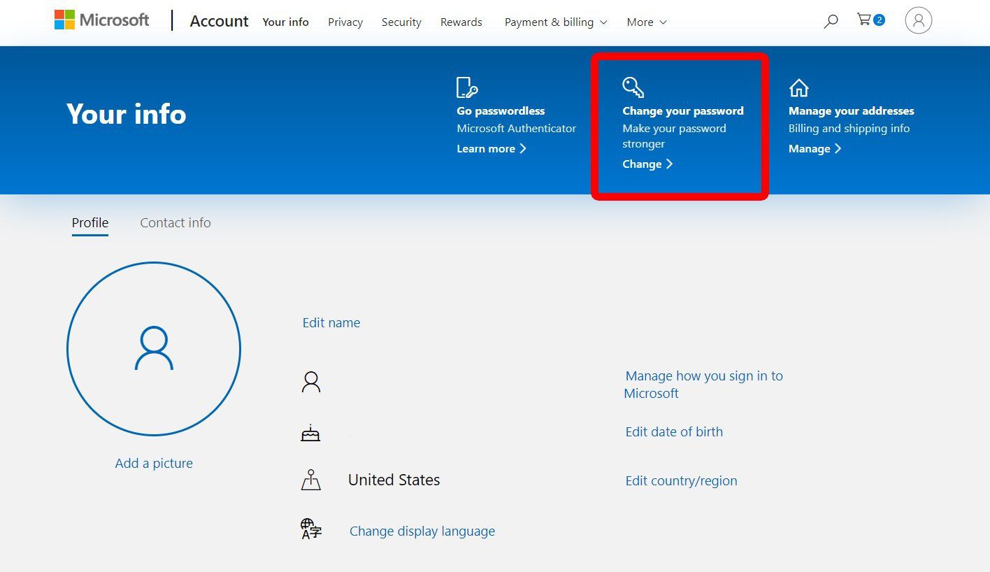 How to Change Your Microsoft Account Name, Password, and More