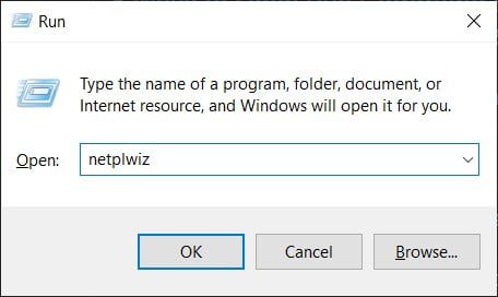 change to administrator windows 10 netplwiz