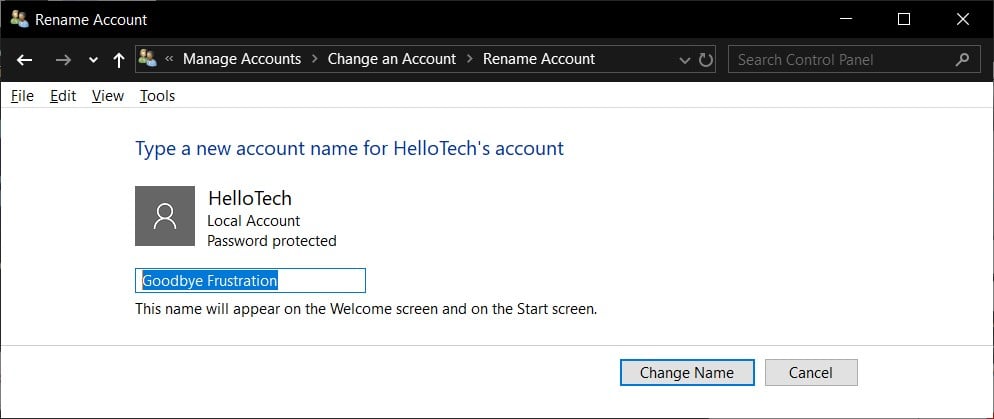 How to Change Your Administrator Name on Windows 10