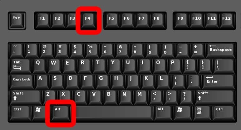 Cómo forzar el cierre en una PC con Windows 10 usando atajos de teclado