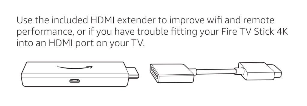 Use the Included HDMI Extender