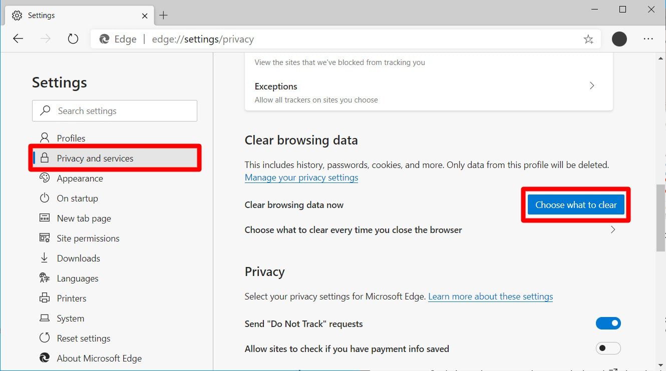 How To Clear History On Microsoft Edge