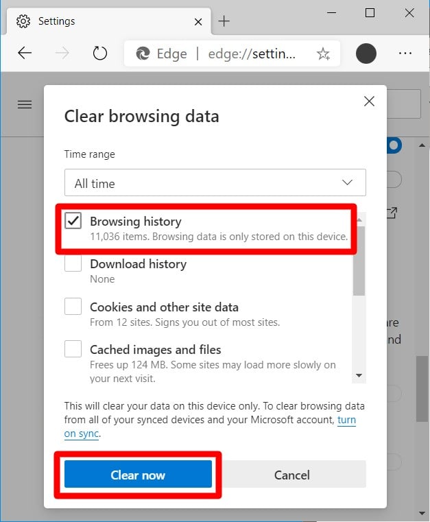 How To Clear History On Microsoft Edge 