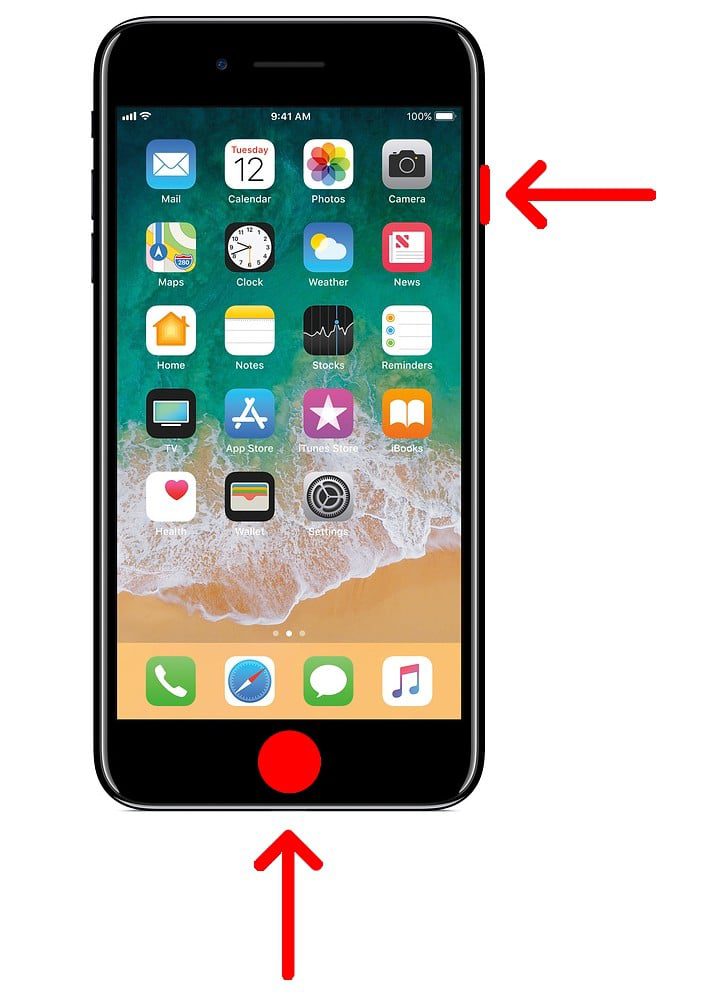 how to take a screenshot on iPhone 6, 7, 8