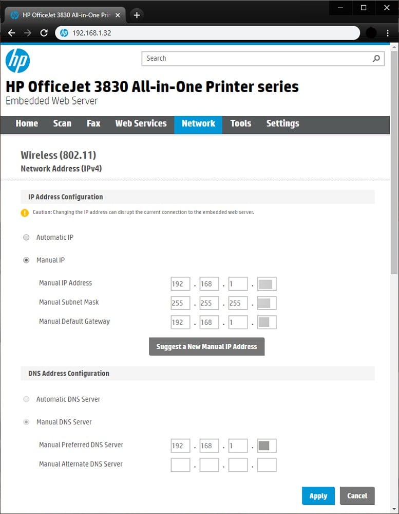 How to Change Your Printer's IP Address