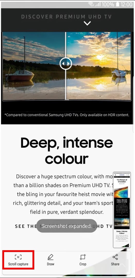 How to Take a Scrolling Screenshot on Samsung Galaxy