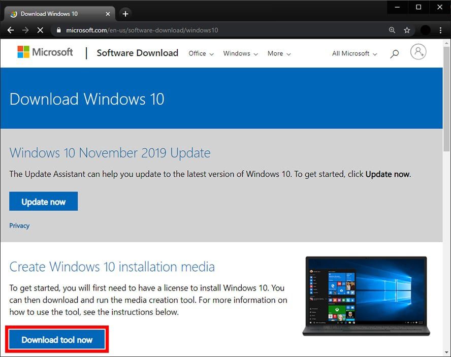 download windows 10 media creation tool