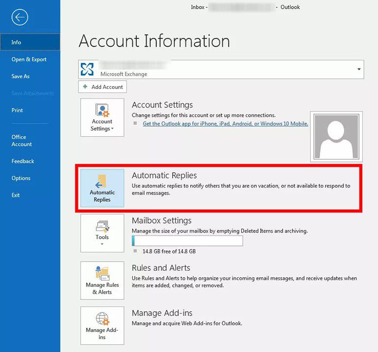 How to Set Up an Automatic Out of Office Reply in Outlook : HelloTech How