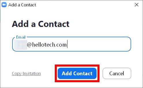 How to Add Contacts in Zoom how to create a zoom account