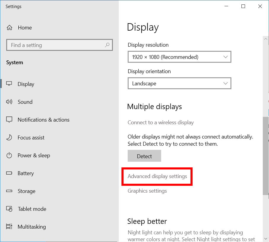 How to Change Your Monitor Refresh Rate in Windows 10