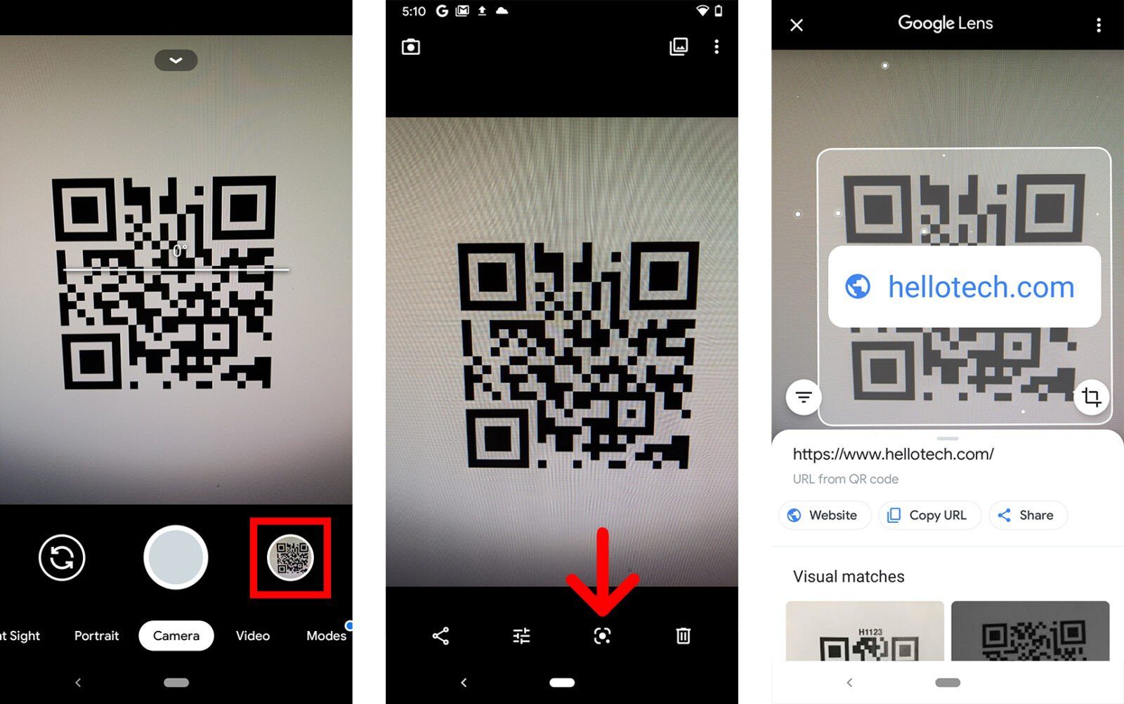 Как с камеры отсканировать qr