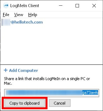 How to Install LogMeIn on Another Computer 