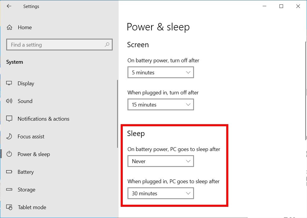 How to Turn Off Sleep Mode on Windows 10
