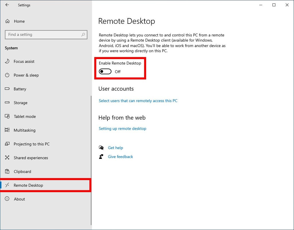How to Set Up Remote Desktop Windows 10 