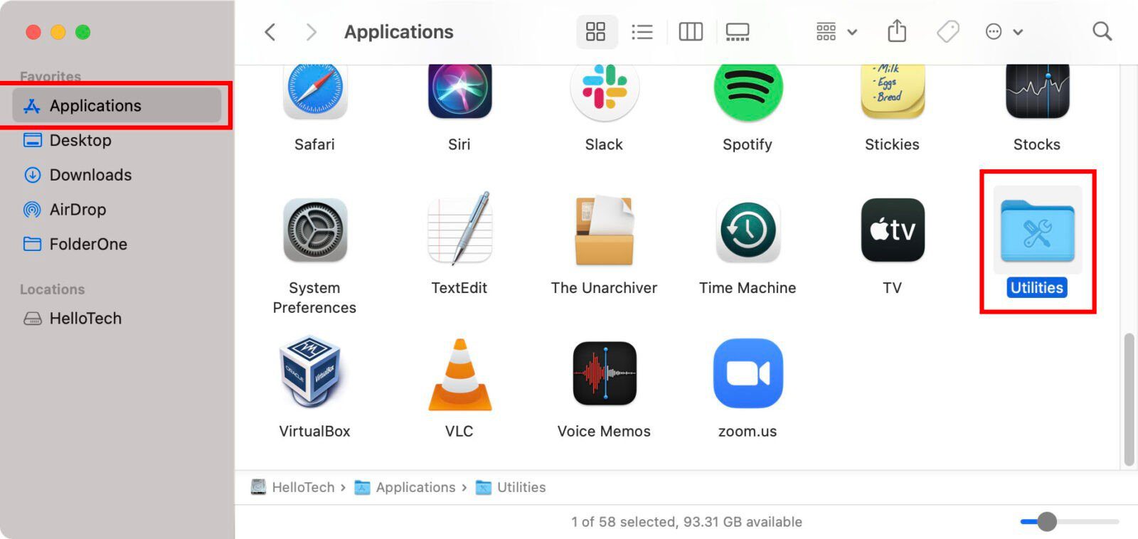 mac applications utilities