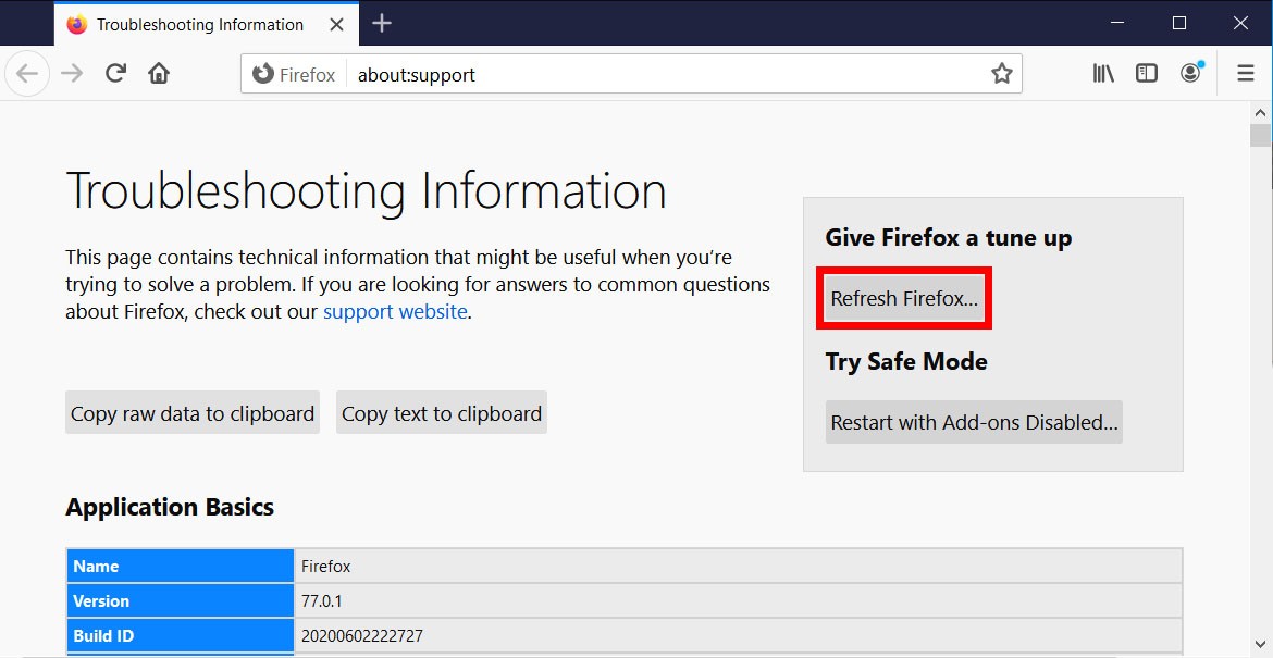 How to Reset Mozilla Firefox Settings 