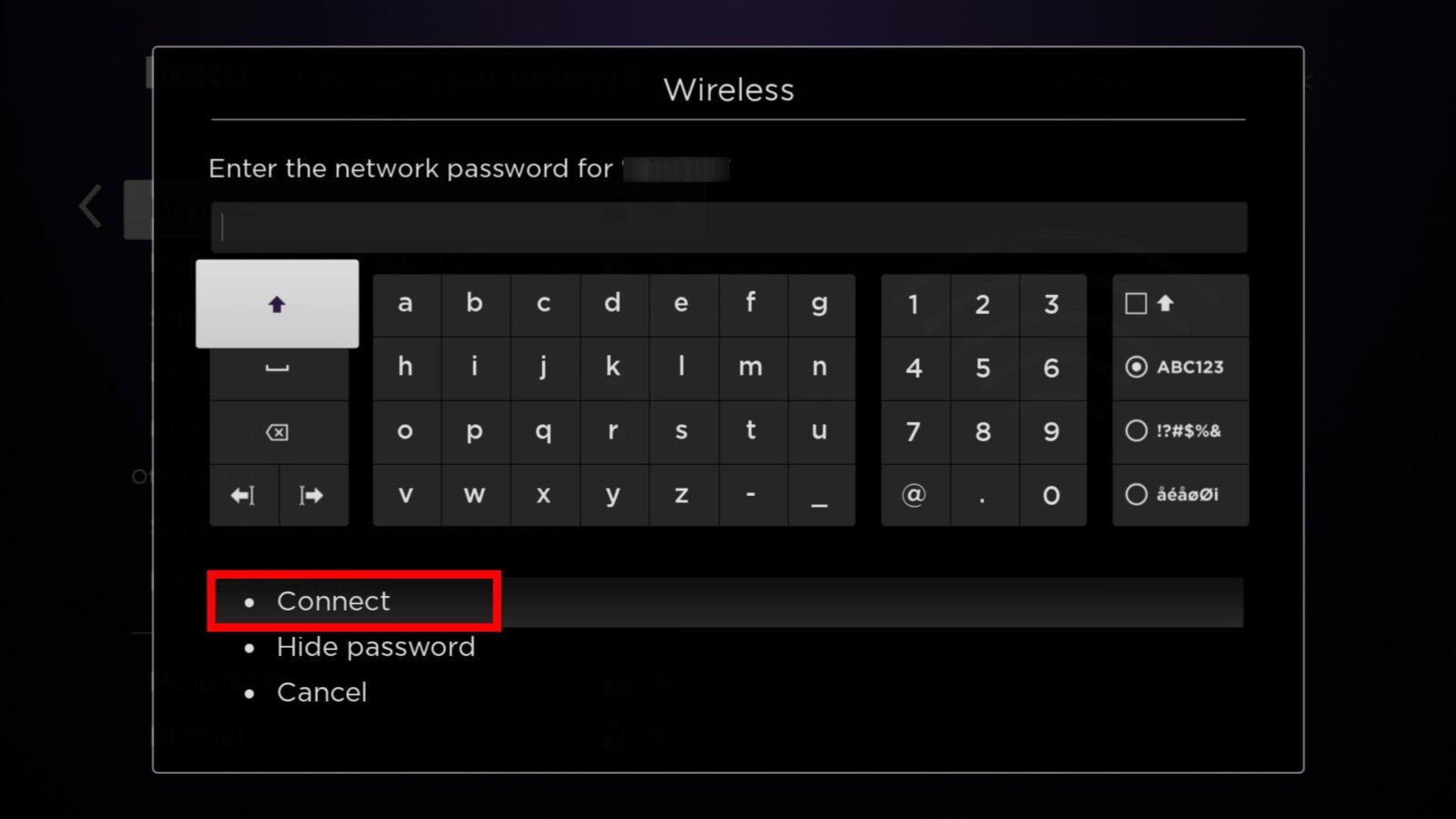 how to connect roku to mobile hotspot
