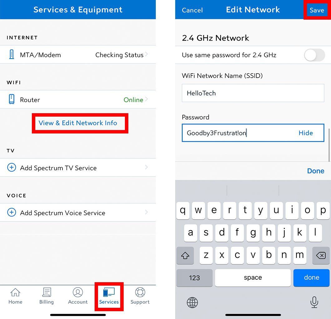 Reset Spectrum Wifi Password  