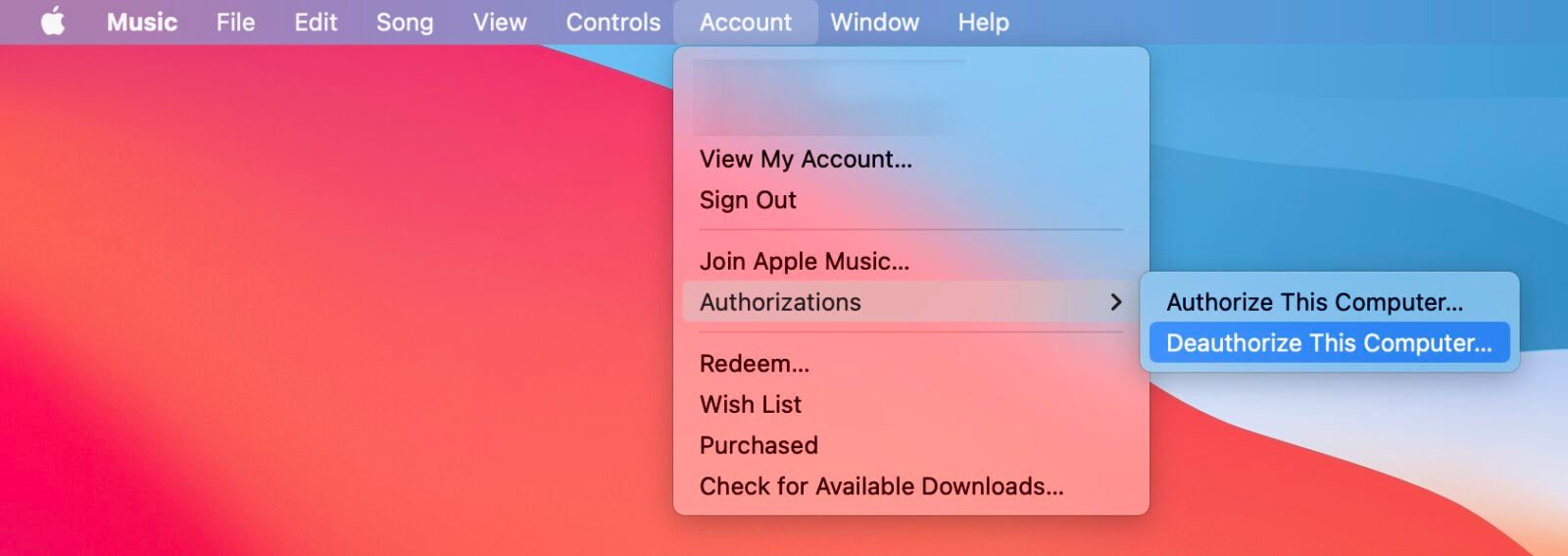 How to Deauthorize a Mac Computer on iTunes or Apple Music