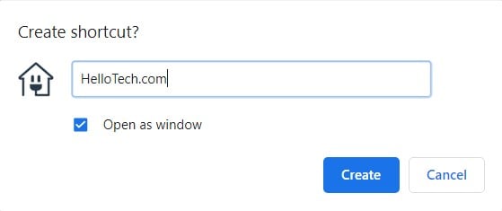 How to Create a Desktop Shortcut to a Website Using Chrome