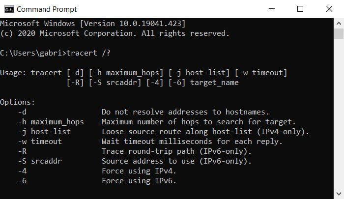 traceroute-alternative-commands