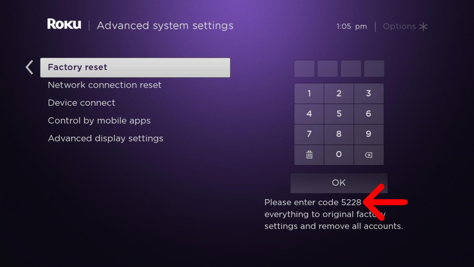 How to Factory Reset Your Roku Device Via Settings