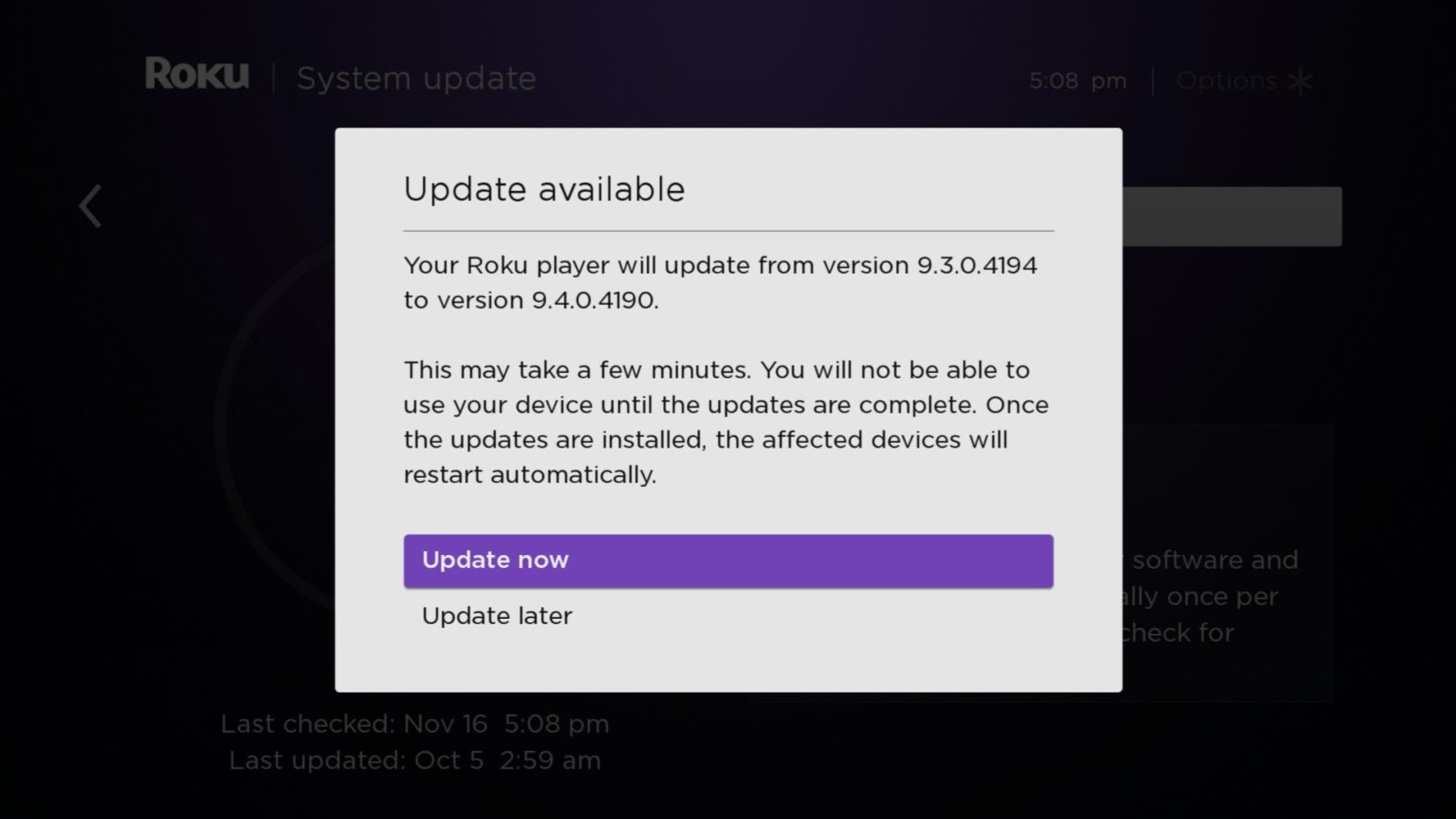 How to Update Roku Manually