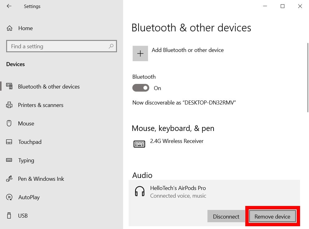 How to Reset a Bluetooth Device in Windows 10