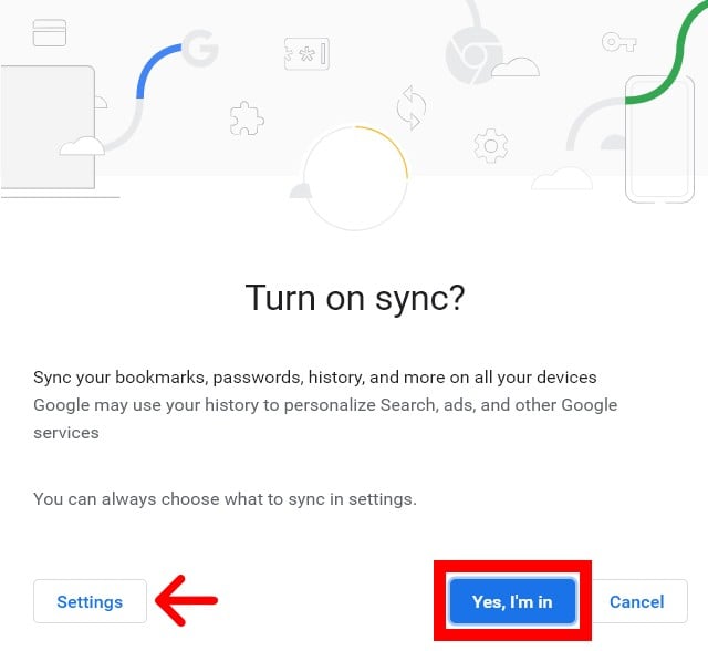 How to Turn On Sync in Google Chrome on a Computer