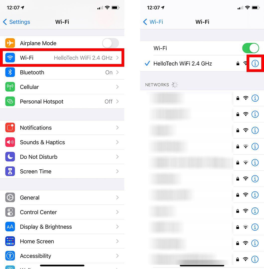 Узнать пароль wifi iphone