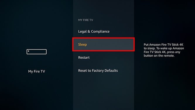 How to Turn Off Your Fire TV Stick from the Home Screen