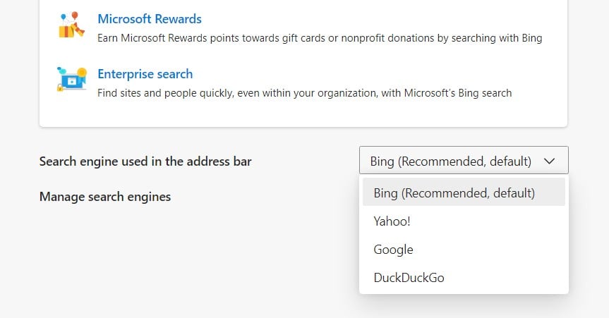 How to Change the Default Search Engine in Edge 