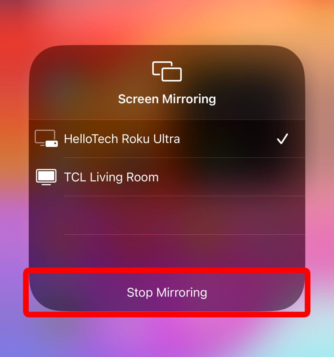 How to Screen Mirror Your iPhone to a Roku TV