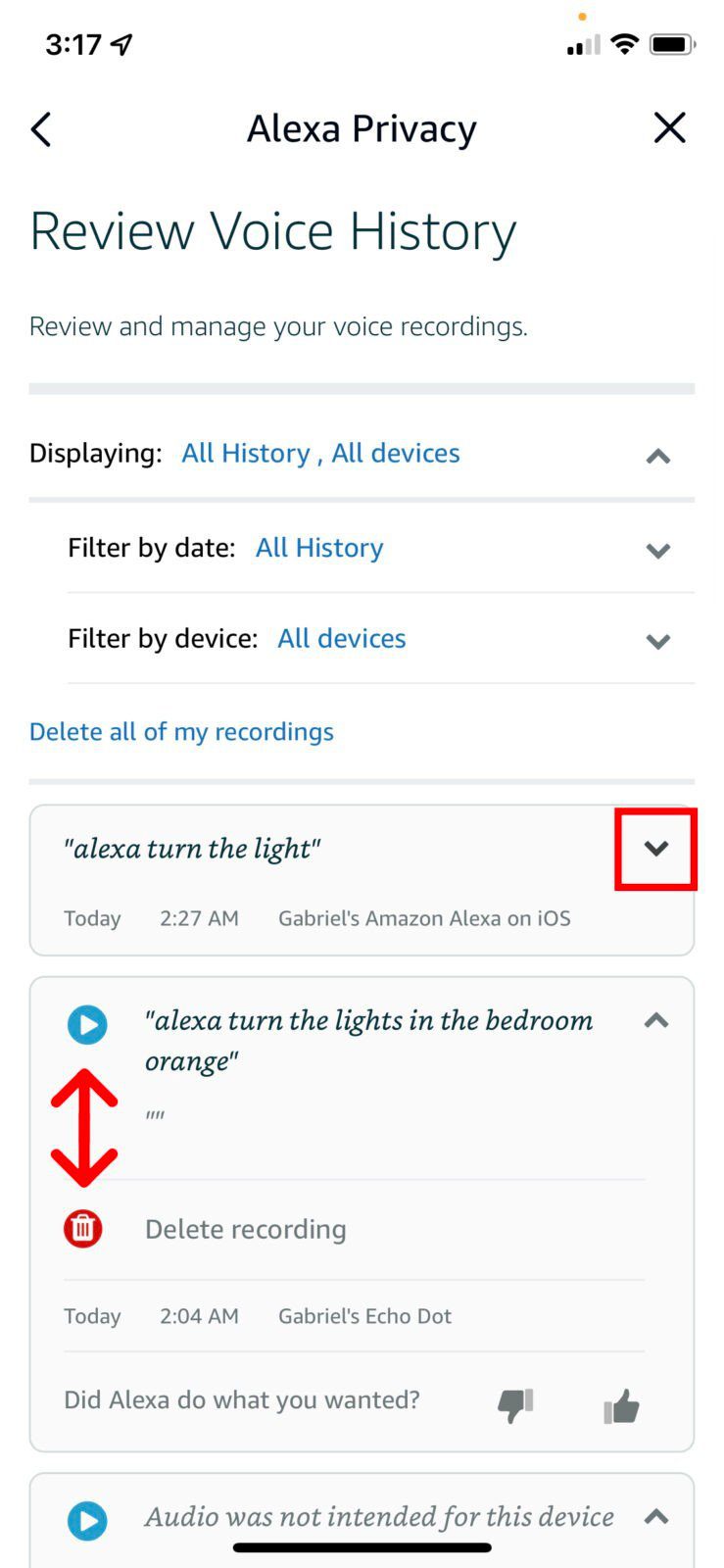 How to Delete Your Alexa Recording History in the App