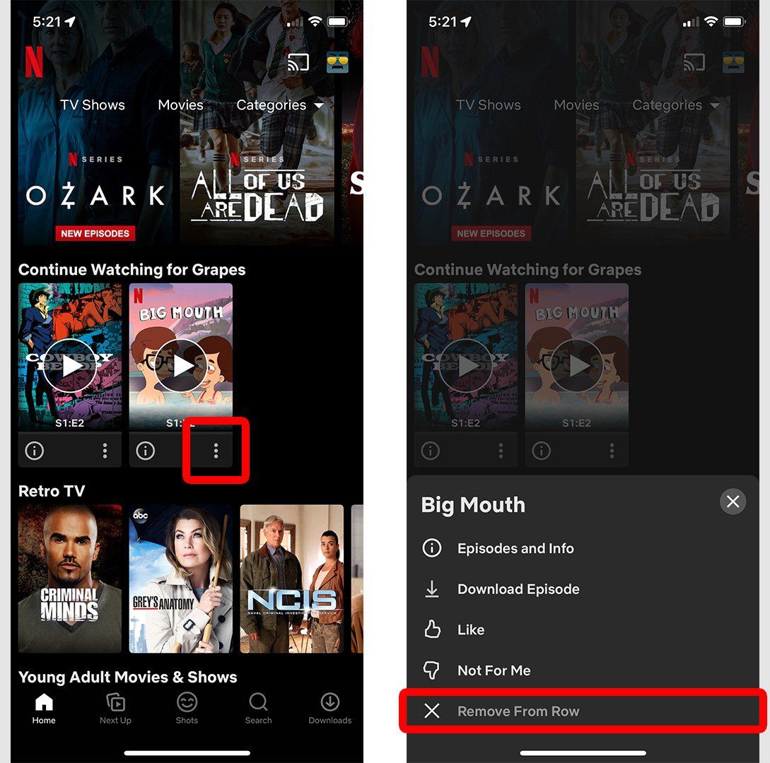 How to Remove Shows from Continue Watching in the Netflix App