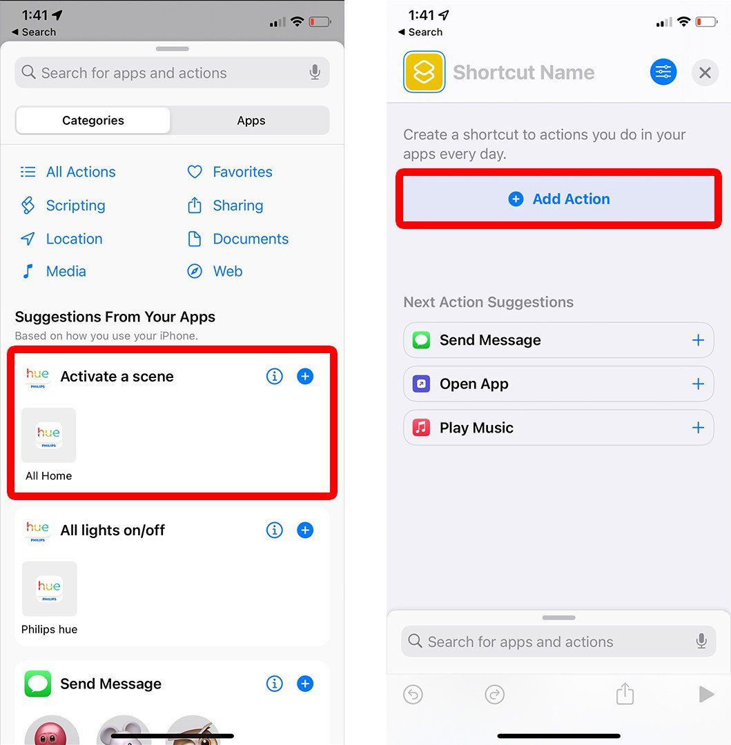 How to Add a Philips Hue Scene to Your iPhone Home Screen