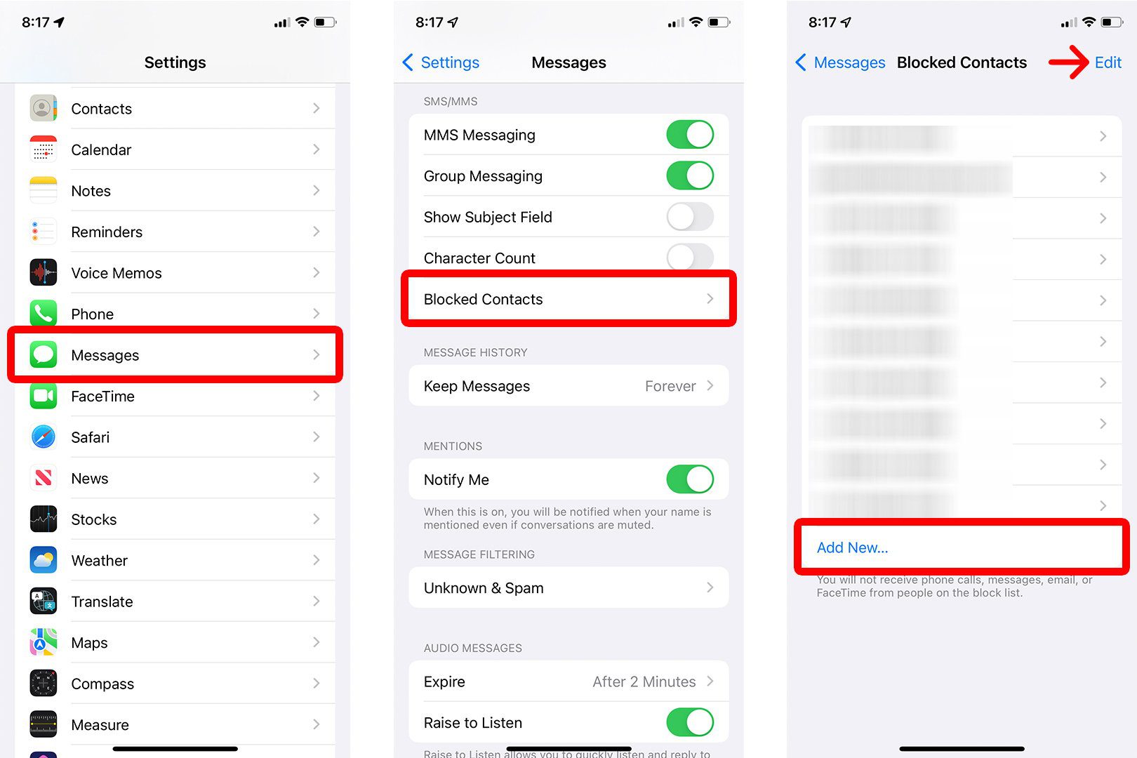 How to Block Text Messages on an iPhone 
