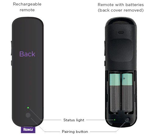 Finally a remote with a rechargeable battery : r/Roku