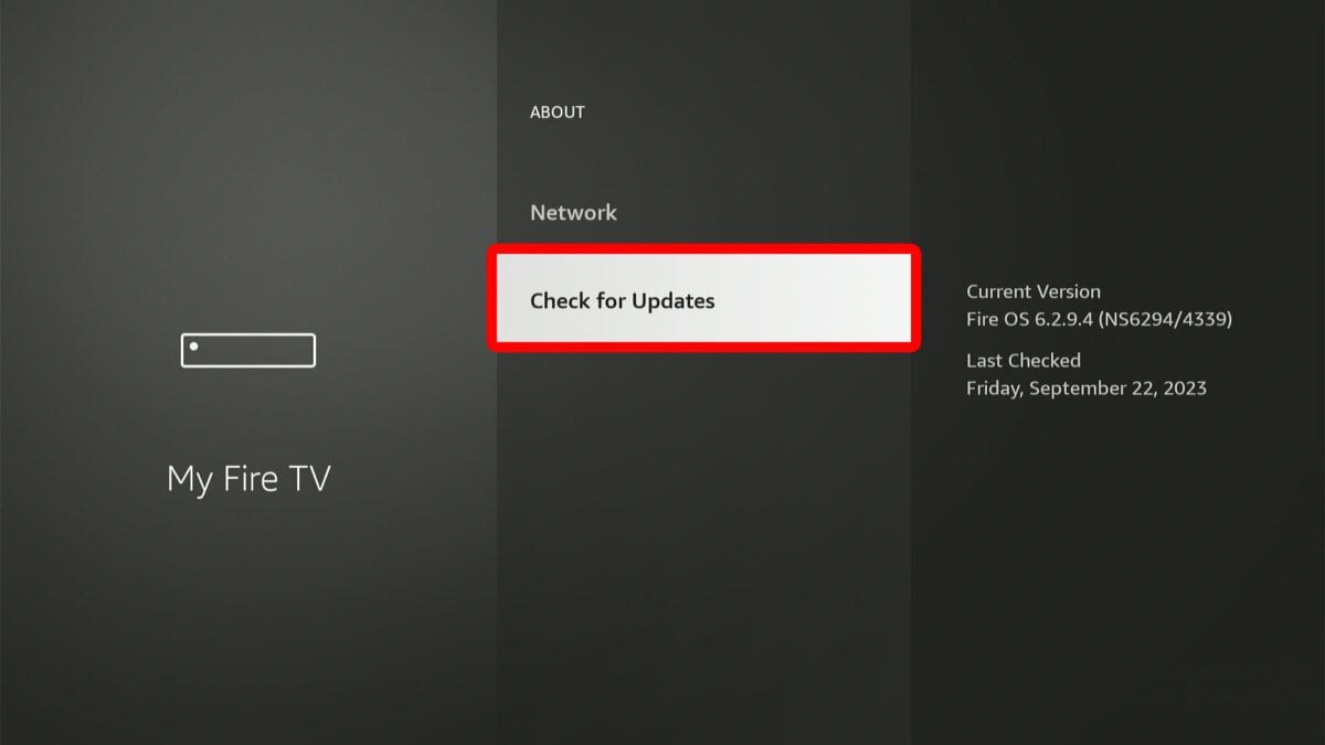 How to Update Your Amazon Fire TV Stick