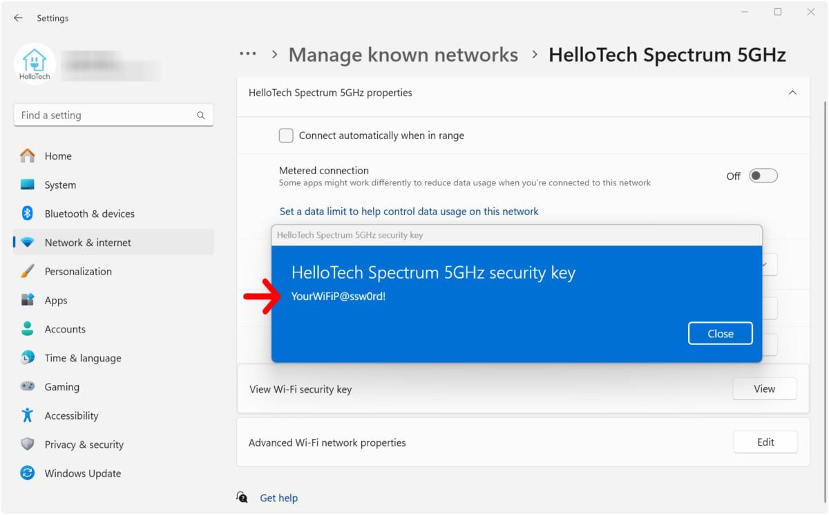 How to Find All Your WiFi Passwords on a Windows 11 PC