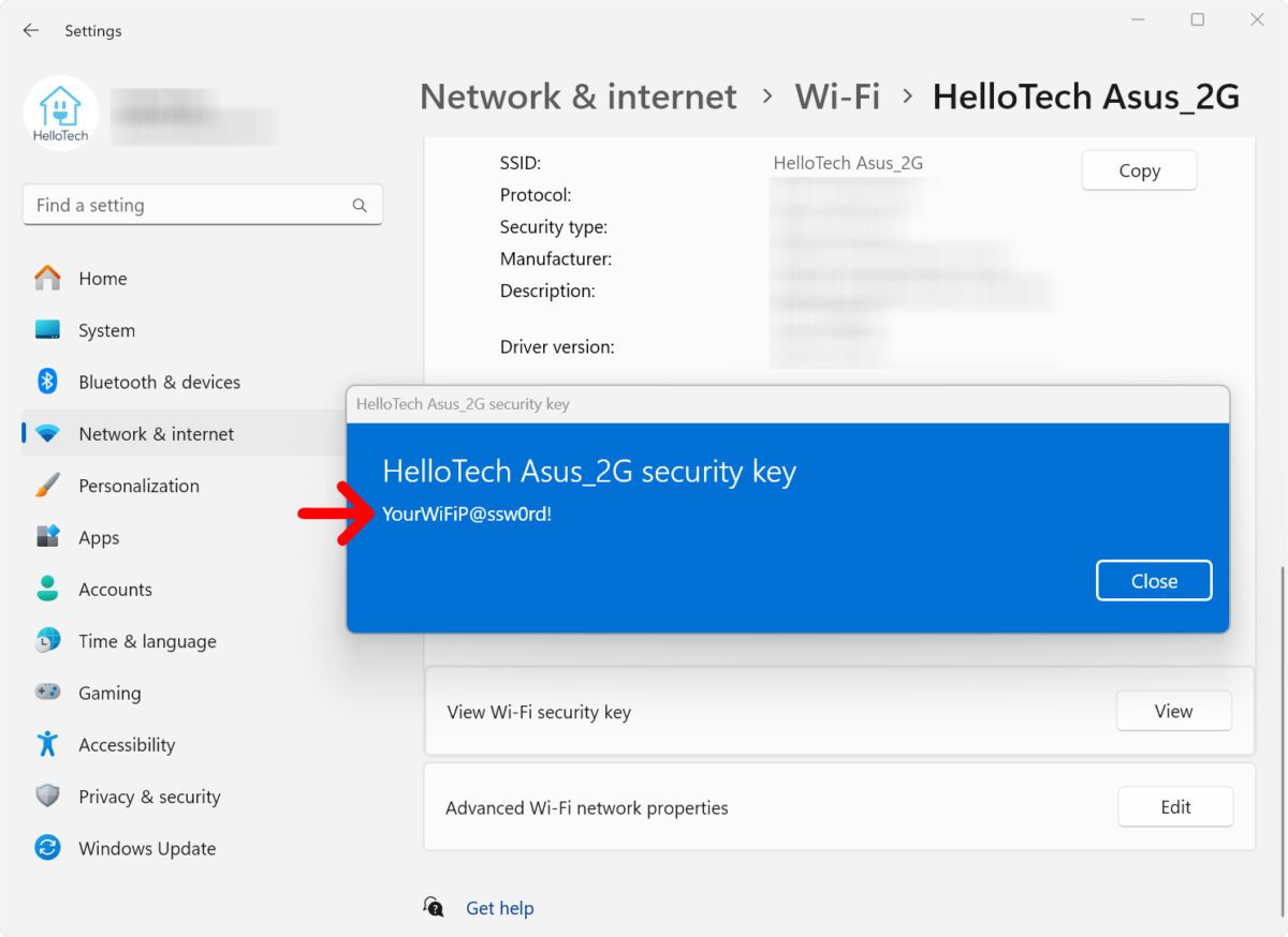 How to Find Your Current WiFi Password on Windows 11