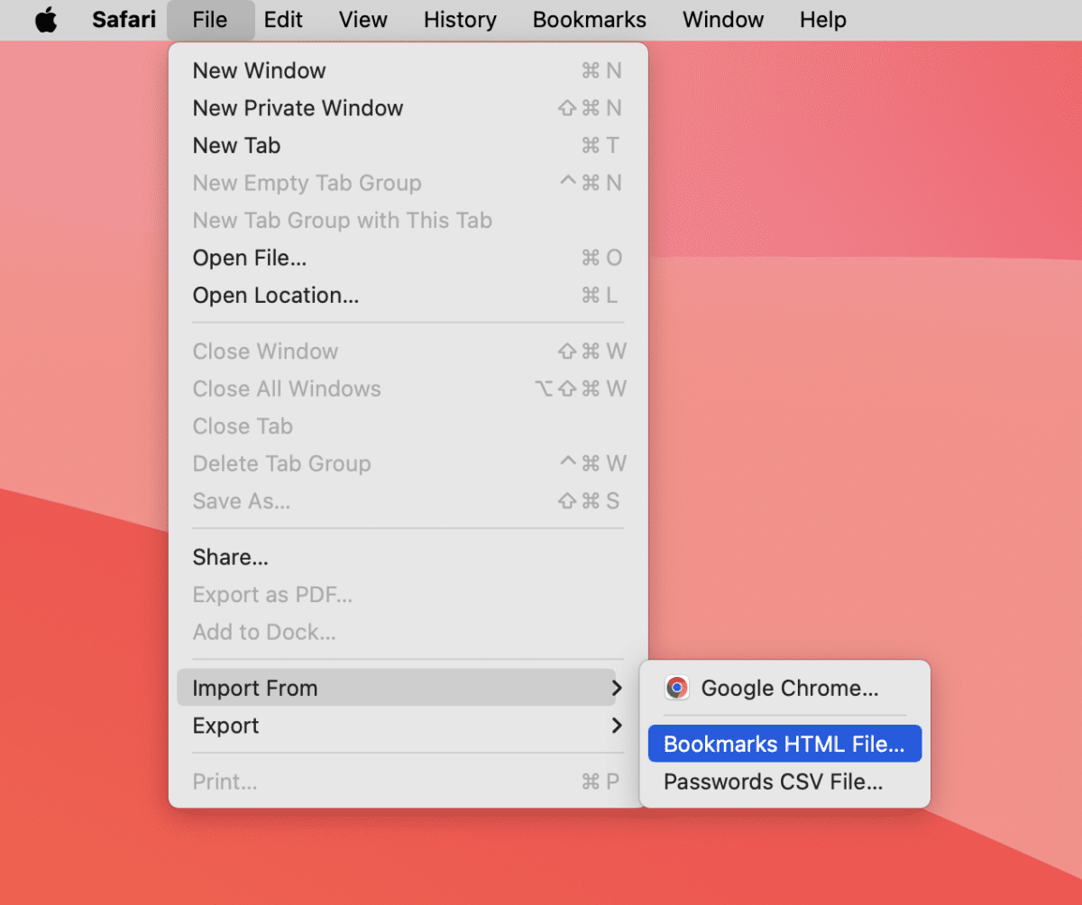 How to Import Bookmarks in Safari