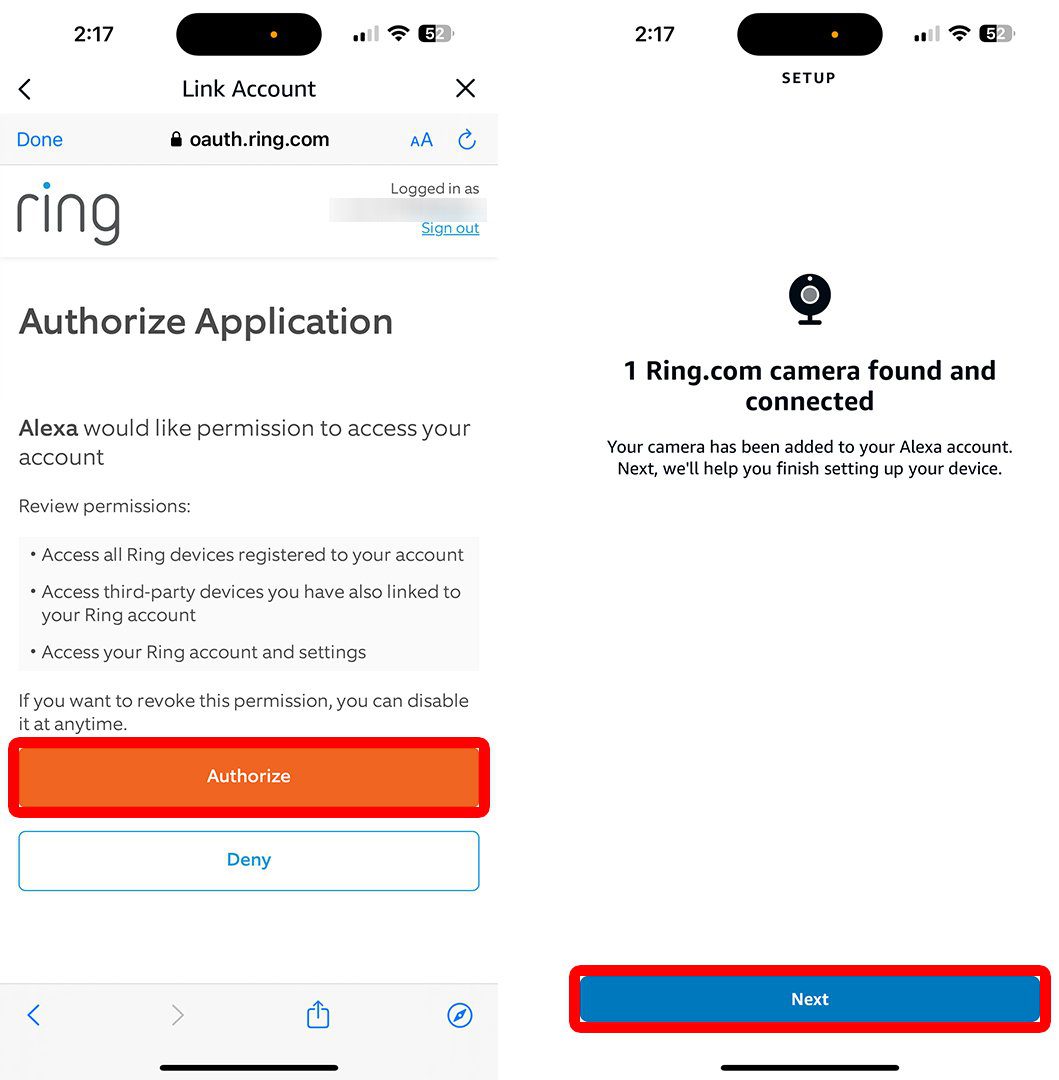 how to connect ring doorbell to alexa