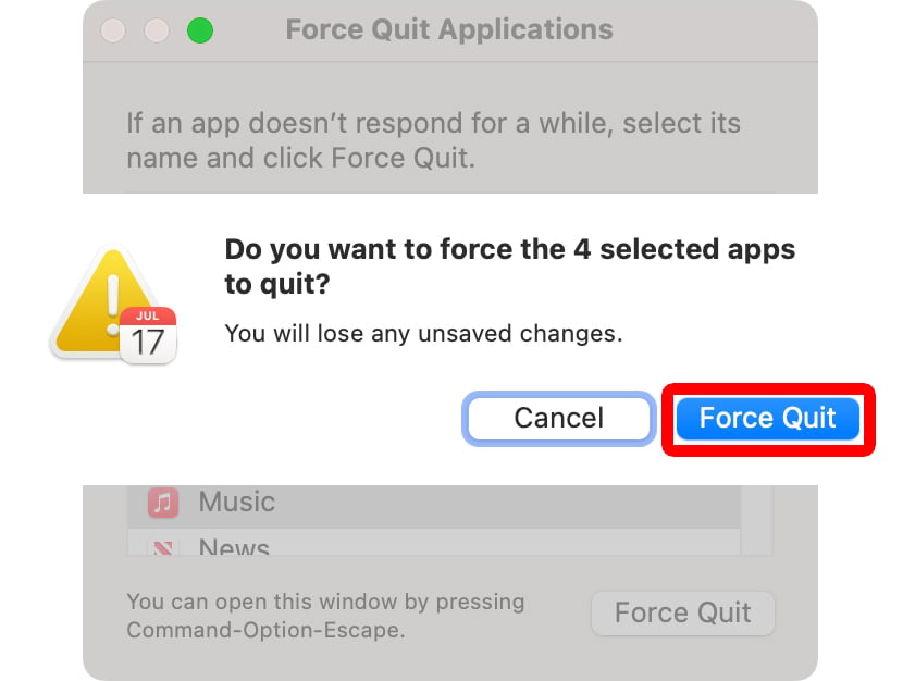 How to Force Quit an App From the Apple Menu