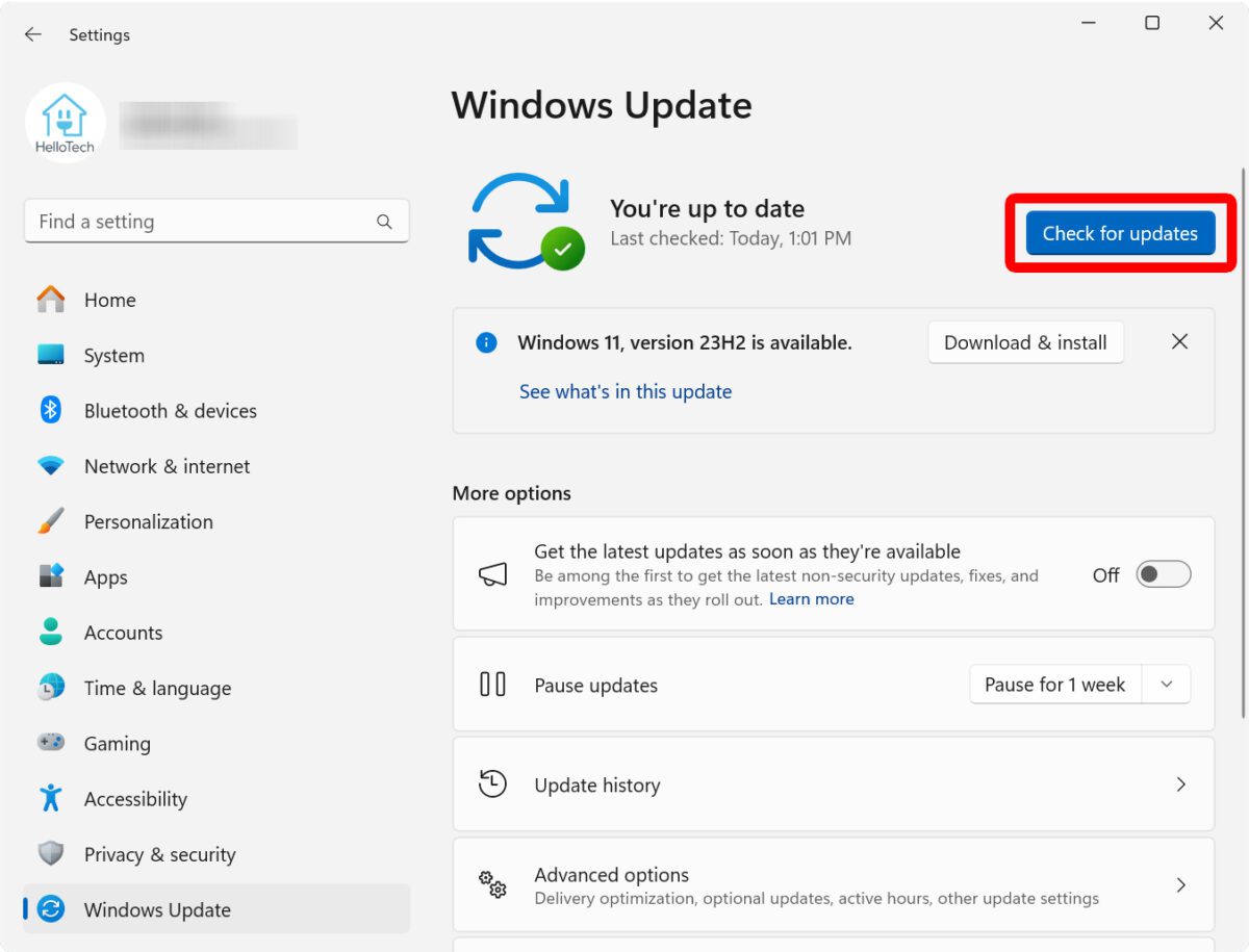 How To Update Windows 11