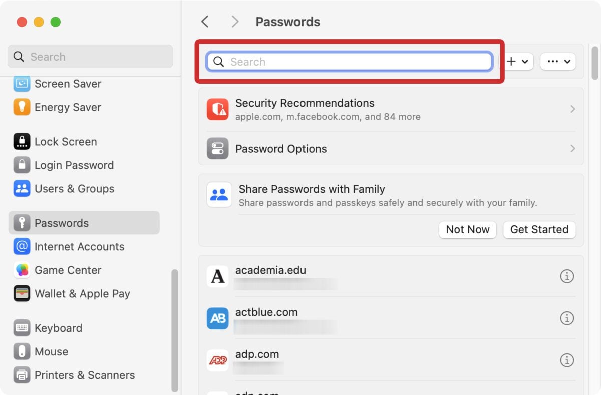 How to Find Website and App Passwords On a Mac